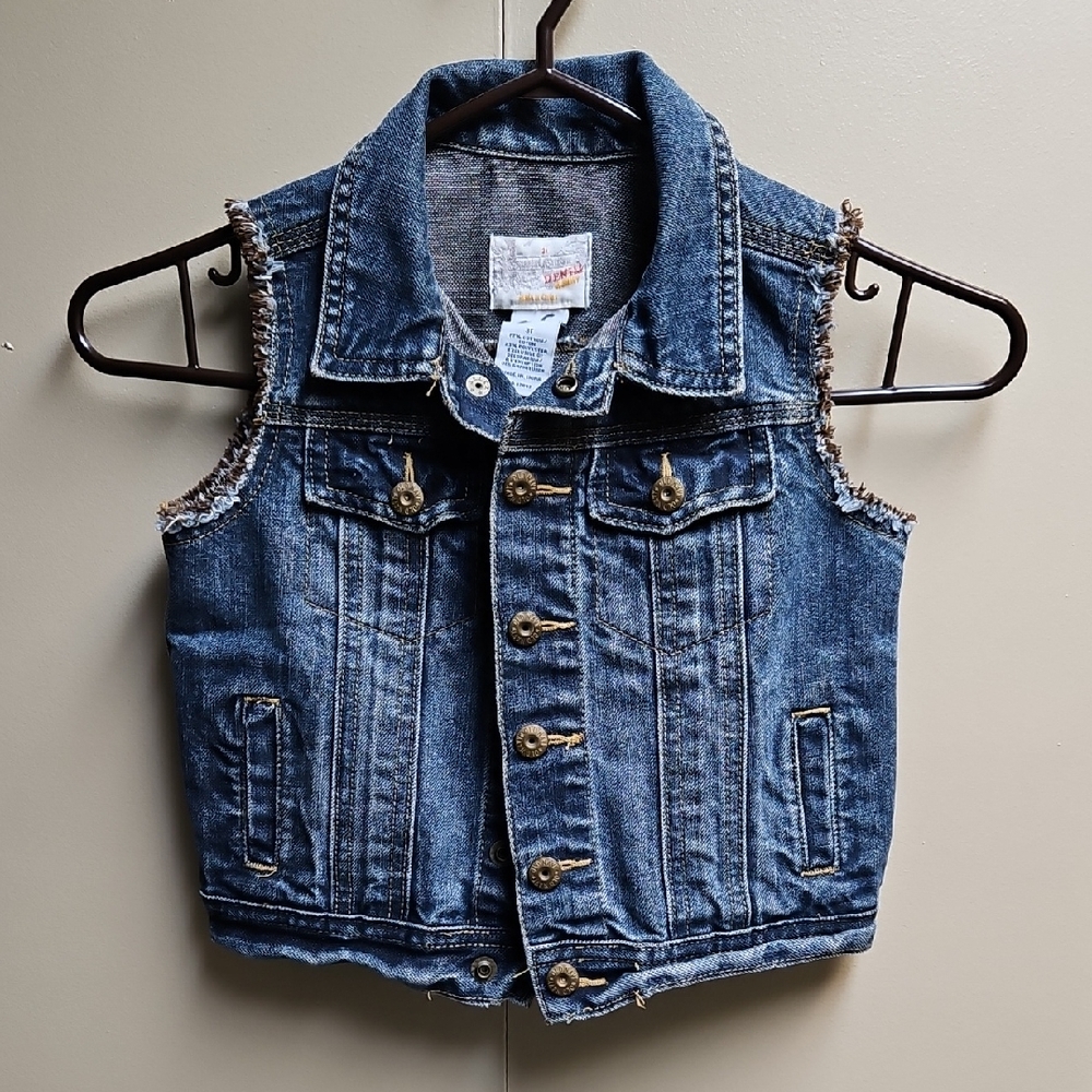 15. Old Navy Classic Blue Denim Vest for Kids
